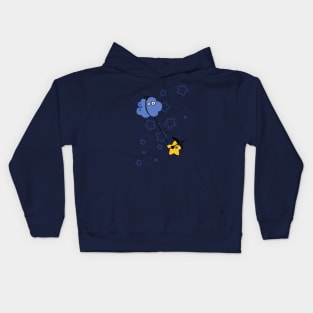 Fantastic Falling Pirate Star Kids Hoodie